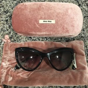 Authentic Miu Miu Cateye Sunglasses - SMUO80